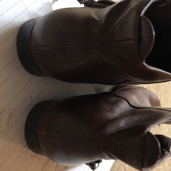 Cole Haan brown side zip low heel bootie - Picture 5 of 7